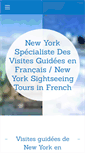 Mobile Screenshot of newyorkfrenchtours.com